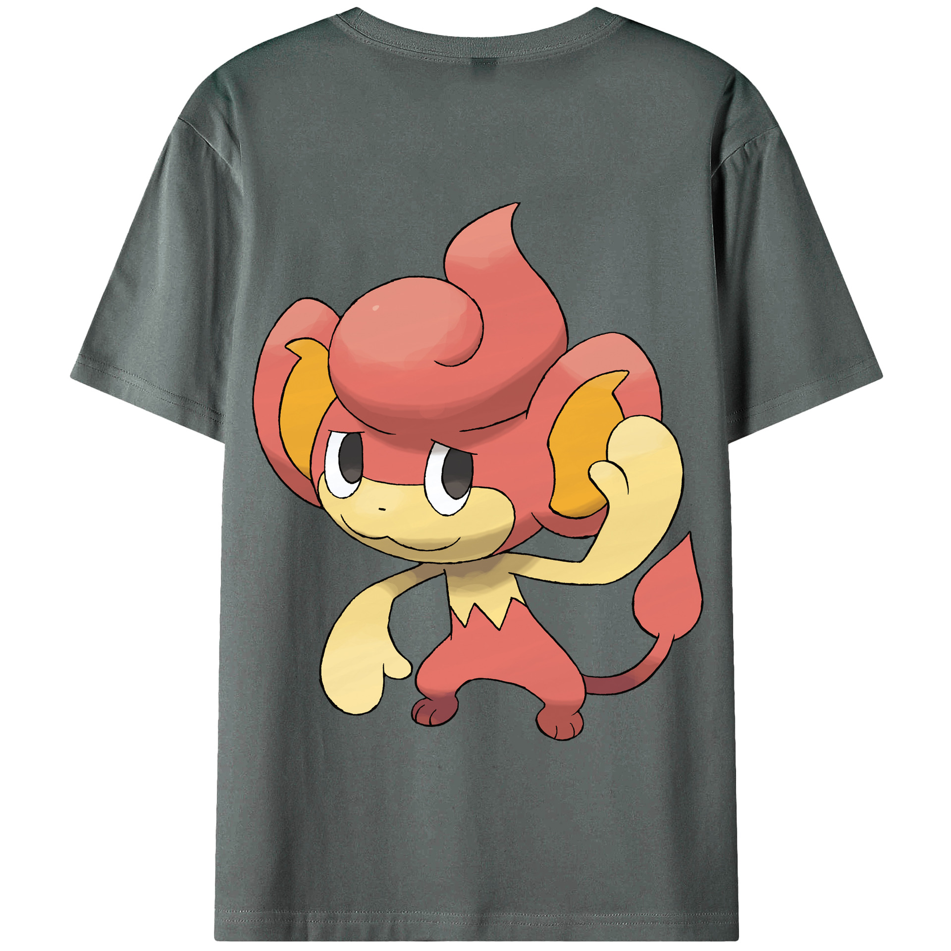 （画像用） ポケットモンスター Pokémon 綿100％半袖Tシャツ（背面プリント）